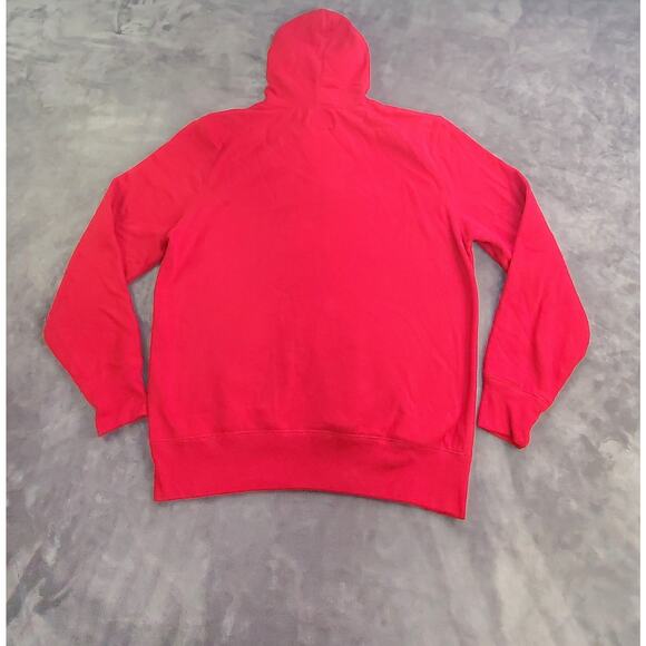 '47Tampa Bay Buccaneers Sz L Mens Red NFL Football Logo Sweatshirt Hoodie C14-25 - Picture 7 of 8